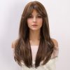 Light Brown Long Wavy Sex Doll Wig