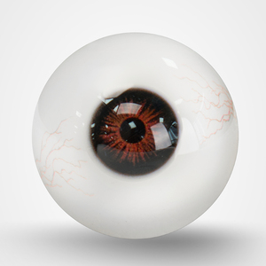 Brown Eyes With Veins